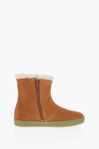 Suede LILLE Booties with Inner Fur