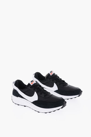 Suede Details Fabric WAFFLE DEBUT Sneakers