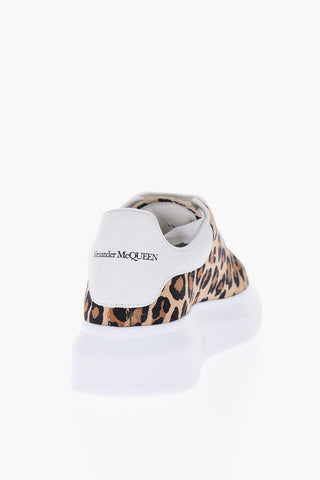 Animal Printed Leather Sneakers