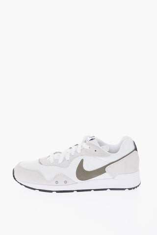 Fabric and Leather VENTURE RUNNER Sneakers with Contrasting Logo