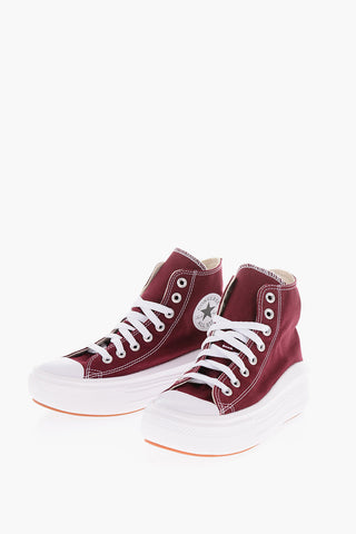 ALL STAR CHUCK TAYLOR High-Top Cotton Sneakers with 4cm Platform