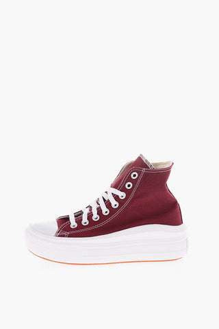 ALL STAR CHUCK TAYLOR High-Top Cotton Sneakers with 4cm Platform