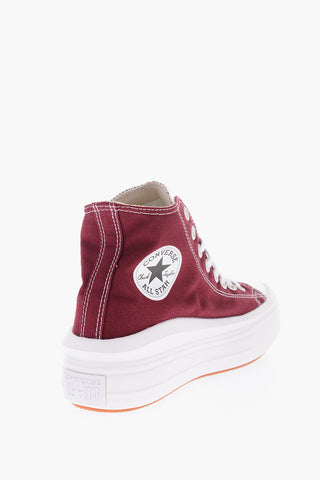 ALL STAR CHUCK TAYLOR High-Top Cotton Sneakers with 4cm Platform