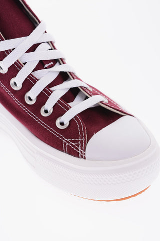 ALL STAR CHUCK TAYLOR High-Top Cotton Sneakers with 4cm Platform