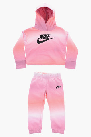 Shaded Brushed Cotton Sweatshirt and Joggers Set