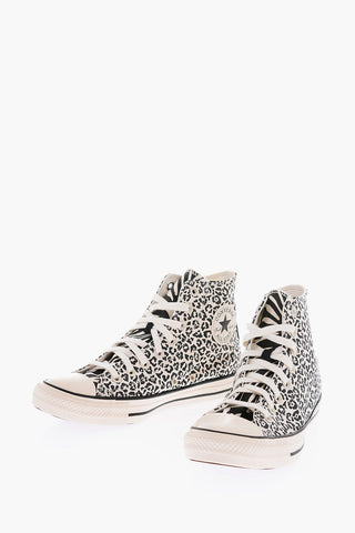 CHUCK TAYLOR ALL STAR Cotton Animal Printed High-Top Sneakers
