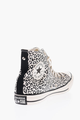 CHUCK TAYLOR ALL STAR Cotton Animal Printed High-Top Sneakers