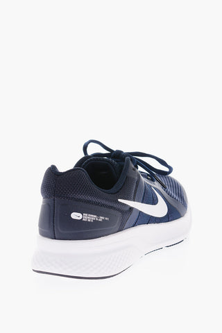 Perforated Fabric RUN SWIFT 2 Low-Top Sneakers with Contrasting Logo