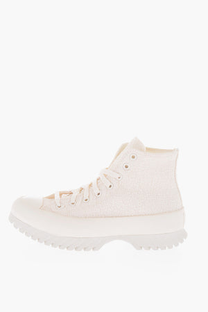 ALL STAR CHUCK TAYLOR 하이탑 스니커즈 LUGGED 2.0 잔물결 효과 자카드 6cm 플랫폼