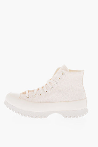 ALL STAR CHUCK TAYLOR 하이탑 스니커즈 LUGGED 2.0 잔물결 효과 자카드 6cm 플랫폼