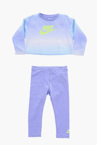 Set mit Rundhalssweatshirt aus gebürsteter Baumwolle und Leggings