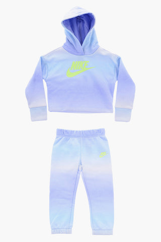 Set aus Sweatshirt und Jogginghose aus gebürsteter Baumwolle mit Farbverlauf
