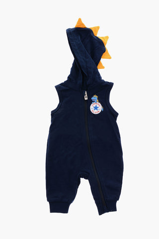 ALL STAR CHUCK TAYLOR Set Pagliaccetto con Cappuccio e Body Stampato