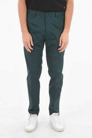 Pants With Polished Contrasting Band