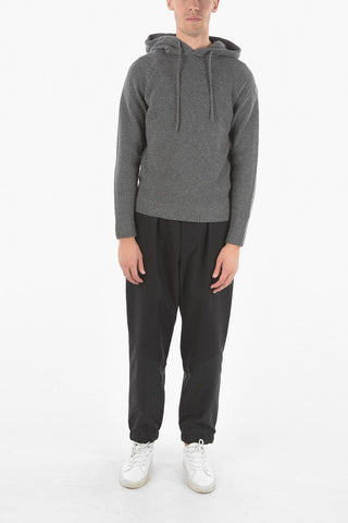 GENIUS Maglia in Misto Cashmere con Cappuccio