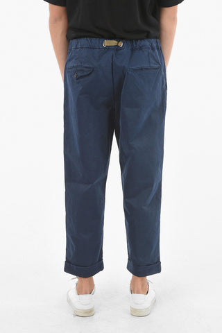 Pantaloni Wide Fit Con Coulisse e Pinces