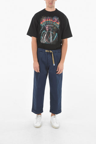 Pantaloni Wide Fit Con Coulisse e Pinces