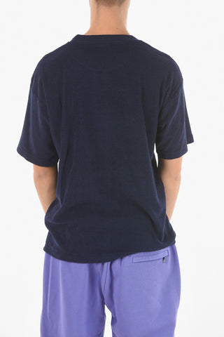 T-shirt Girocollo In Reverse Jersey Garzato