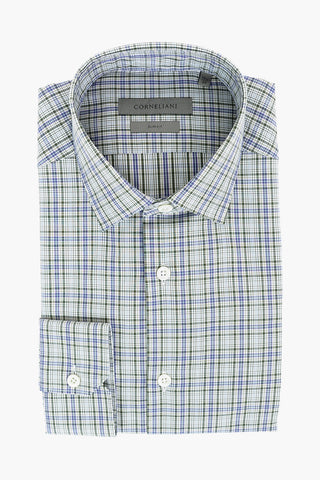 Plaid Motif Slim Fit Shirt