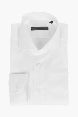 Standard Collar Popeline Cotton Slim Fit Shirt