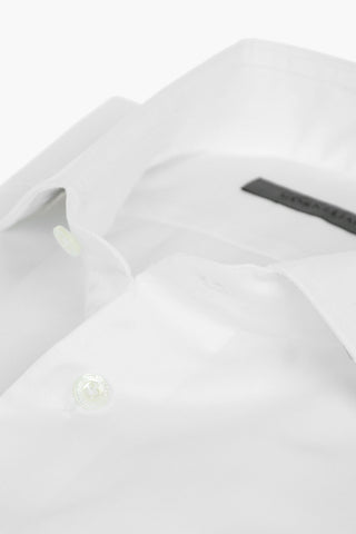 Standard Collar Popeline Cotton Slim Fit Shirt