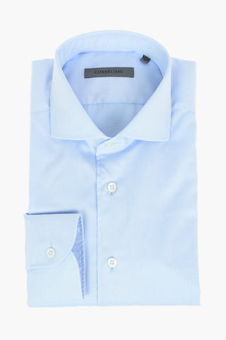 Standard Collar Twill Cotton Shirt