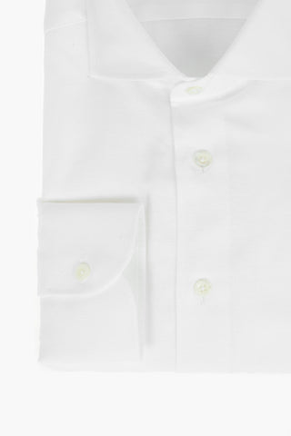 Standard Collar Pin Point Cotton Shirt