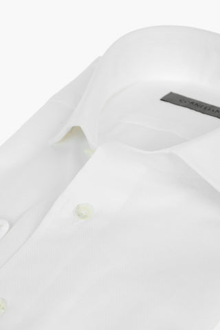 Standard Collar Pin Point Cotton Shirt