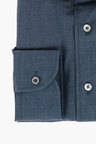 Standard Collar Popeline Cotton Slim Fit Shirt