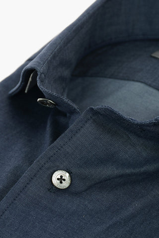 Standard Collar Popeline Cotton Slim Fit Shirt
