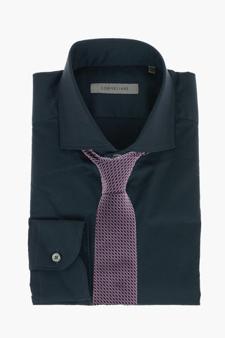 Standard Collar Popeline Cotton Shirt