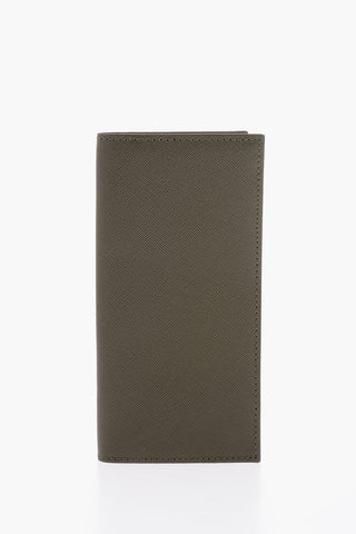 Porta Carte in Pelle Saffiano a Tinta Unita