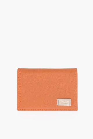 Solid Color Leather Card Holder