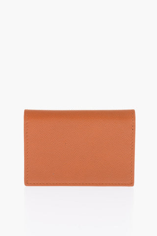 Solid Color Leather Card Holder