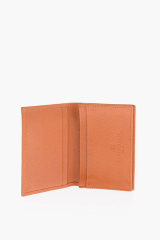 Solid Color Leather Card Holder