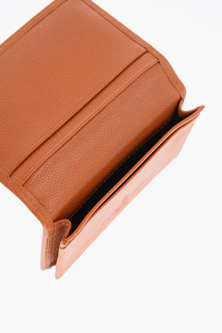 Solid Color Leather Card Holder
