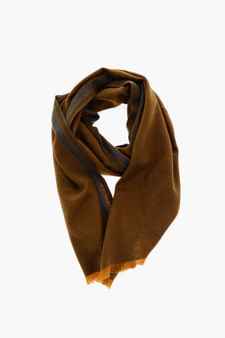 Plain Herringbone Virgin Wool Scarf