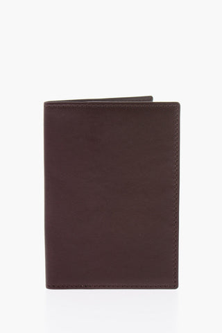 Solid Color Leather Card Holder