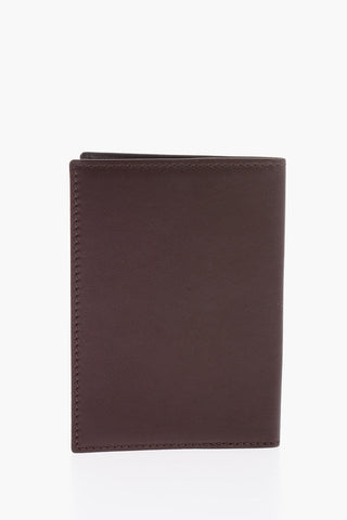 Solid Color Leather Card Holder