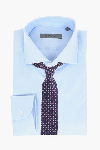 Standard Collar Twill Cotton Slim Fit Shirt