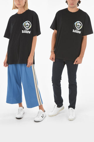 Crew-neck T-shirt with Logo-Print
