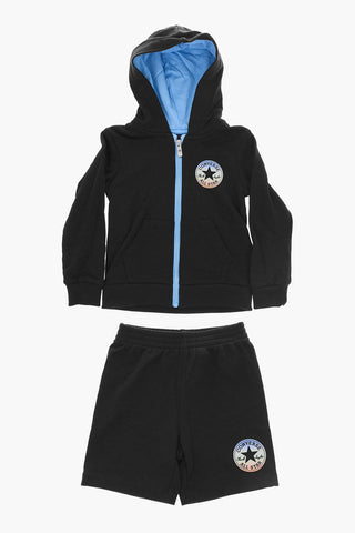ALL STAR CHUCK TAYLOR Set Felpa con Cappuccio e Shorts