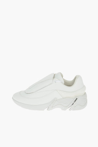 Leather ANTEI Chunky Sole Sneakers with Interchangeable Velcro Fastening