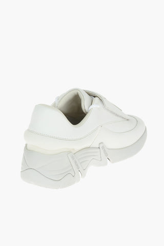 Leather ANTEI Chunky Sole Sneakers with Interchangeable Velcro Fastening
