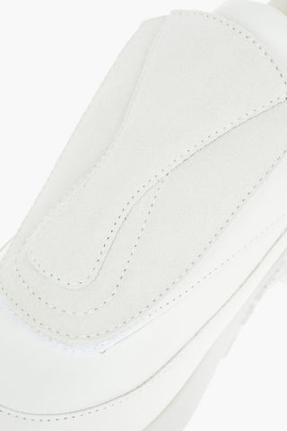 Leather ANTEI Chunky Sole Sneakers with Interchangeable Velcro Fastening