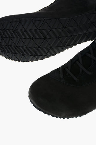 Suede Leather LES CHAUSSURES ESCA Sneakers with Asymmetrical Lace-fastening