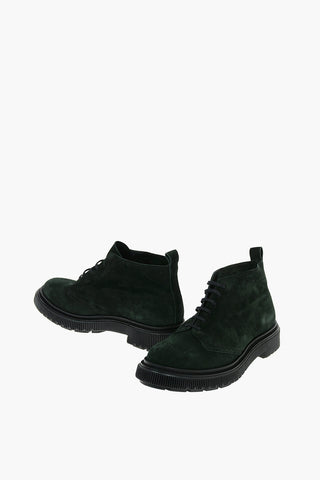 Stivaletti in Suede TYPE 121 con Suola Segmentata