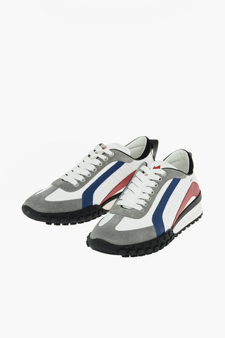 LEGEND Leather Sneakers with Debossed Logo