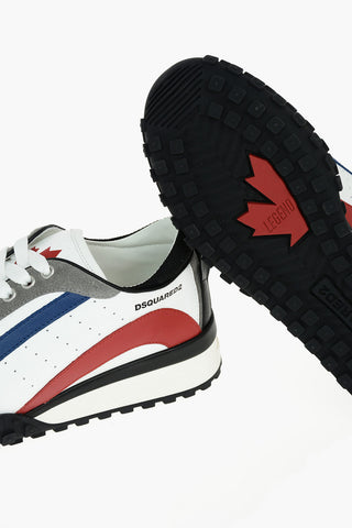 LEGEND Leather Sneakers with Debossed Logo