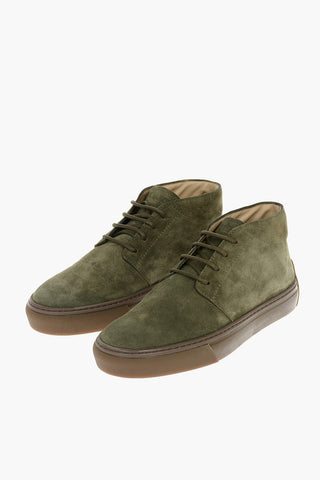 Polacchine in Suede CASSETTA con Suola Logata
